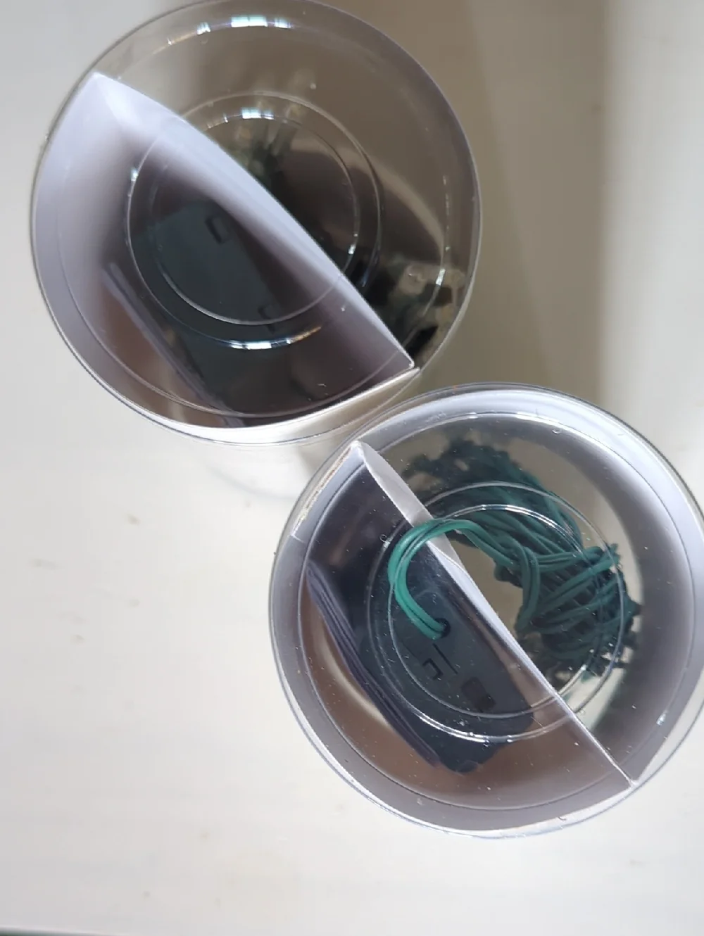New Philips LED Micro String Lights in Warm White with Green Wire Set Of Two
